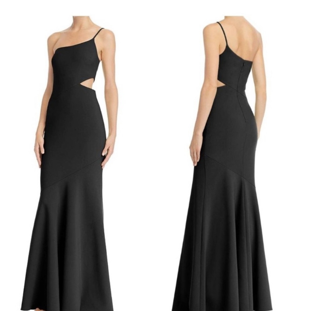 Likely Fiona Black Cutout Gown
